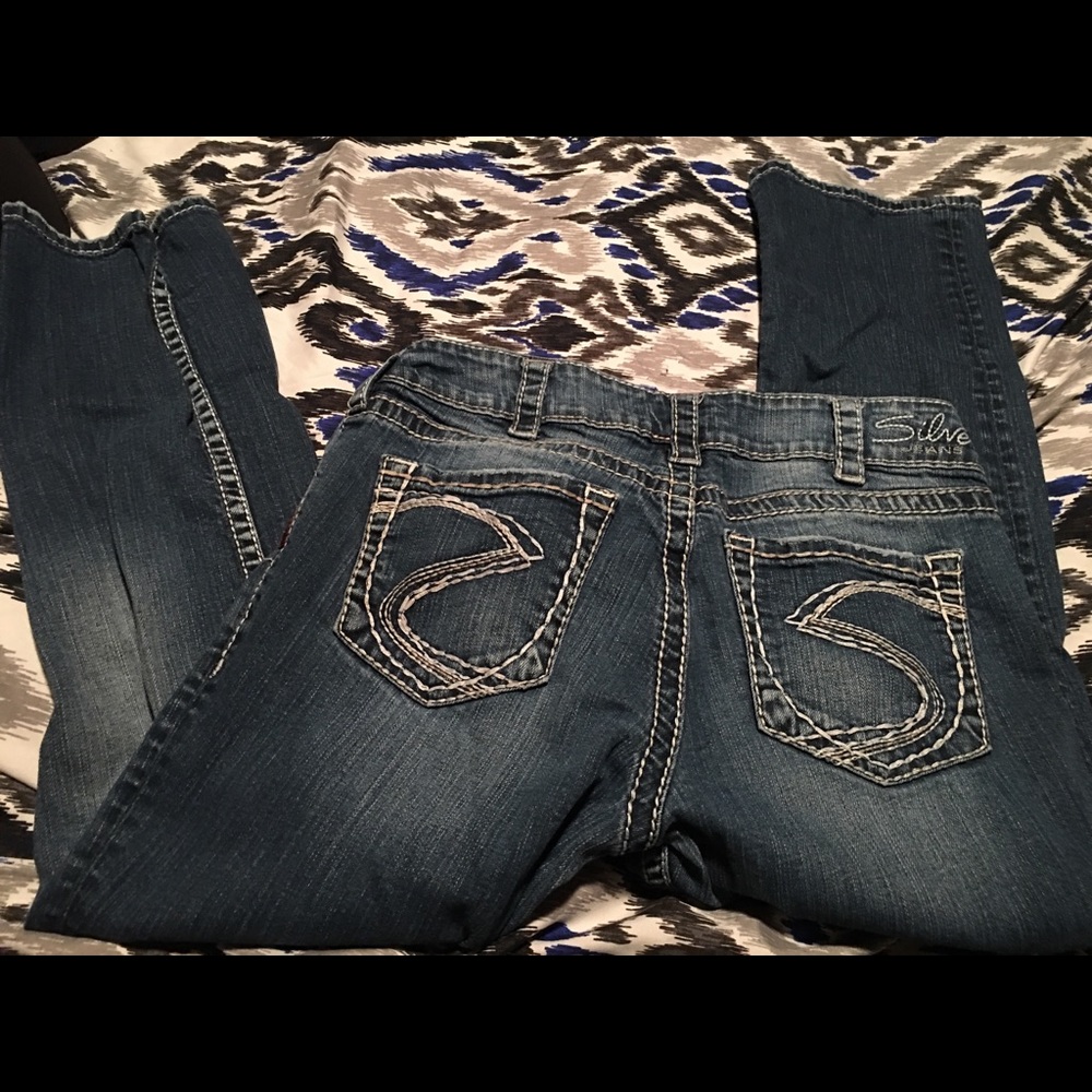 Silver capris
